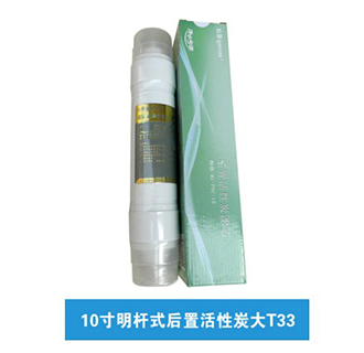 10寸明桿式后置活性炭大T33（可上門(mén)更換濾芯）